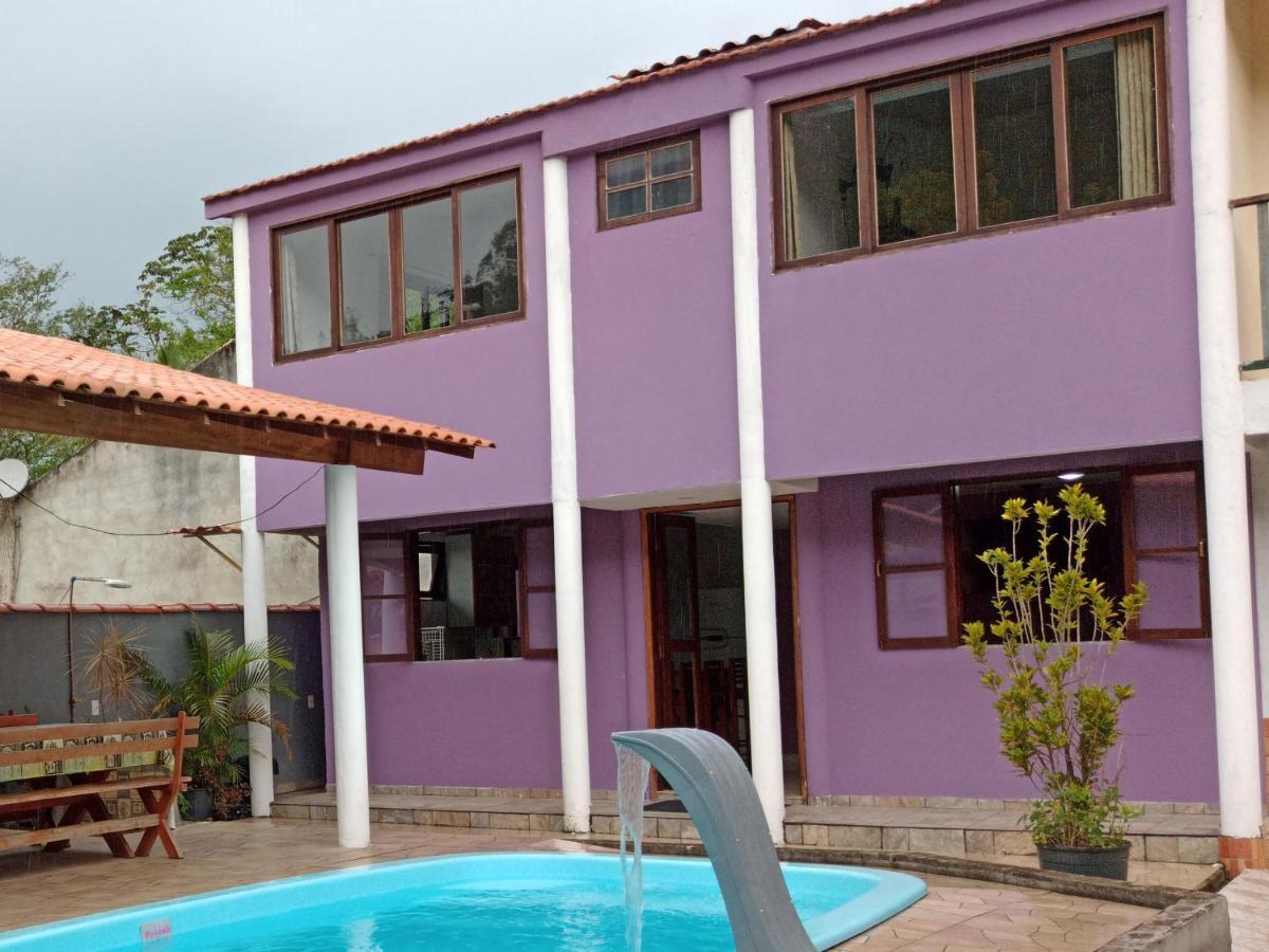 Casa Roxa Com Piscina Em Condominio Parati Exterior foto